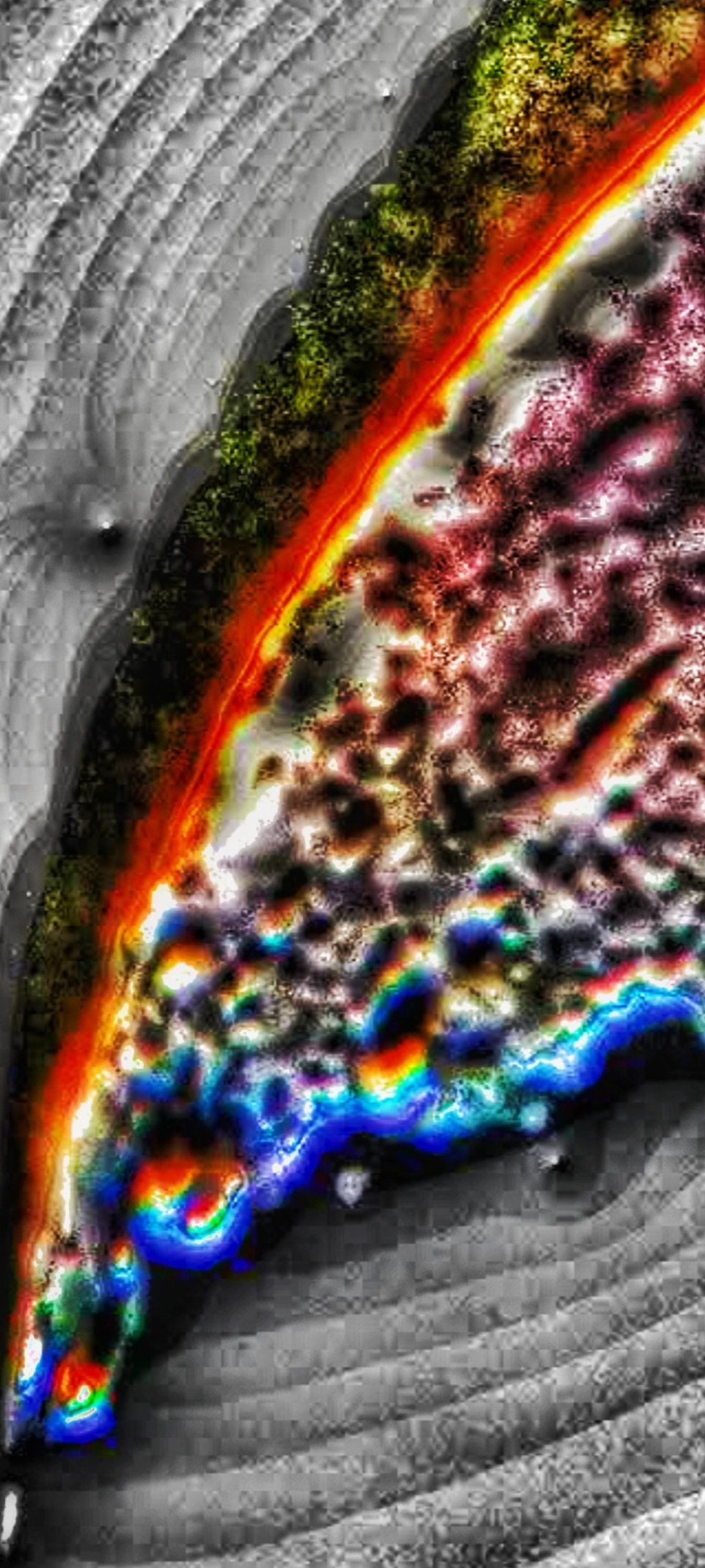 Neon Moon Phone Wallpaper